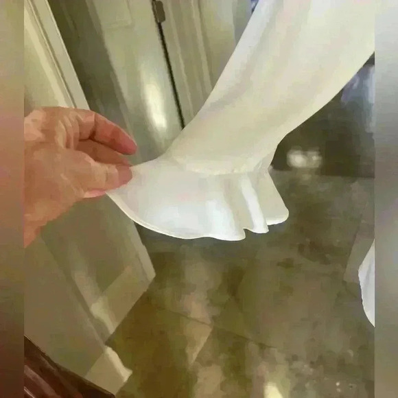 Alexon ladies white blouse size 10.  Worn once. Excellent condition. Long sleeve - Picture 6 of 12